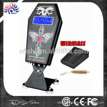 Profissional de alta qualidade LED Tattoo Power Supply HP-2 sem fio com pedal sem fio